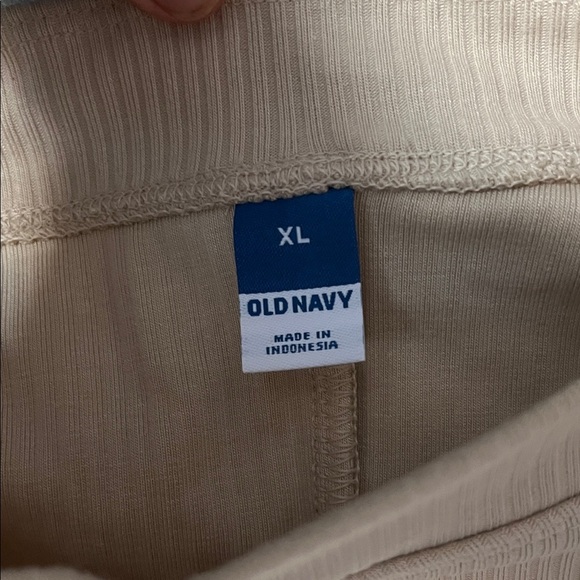 Old Navy Women’s Cream Beige Ribbed Off-Shoulder Mini Dress XL - Picture 3 of 9